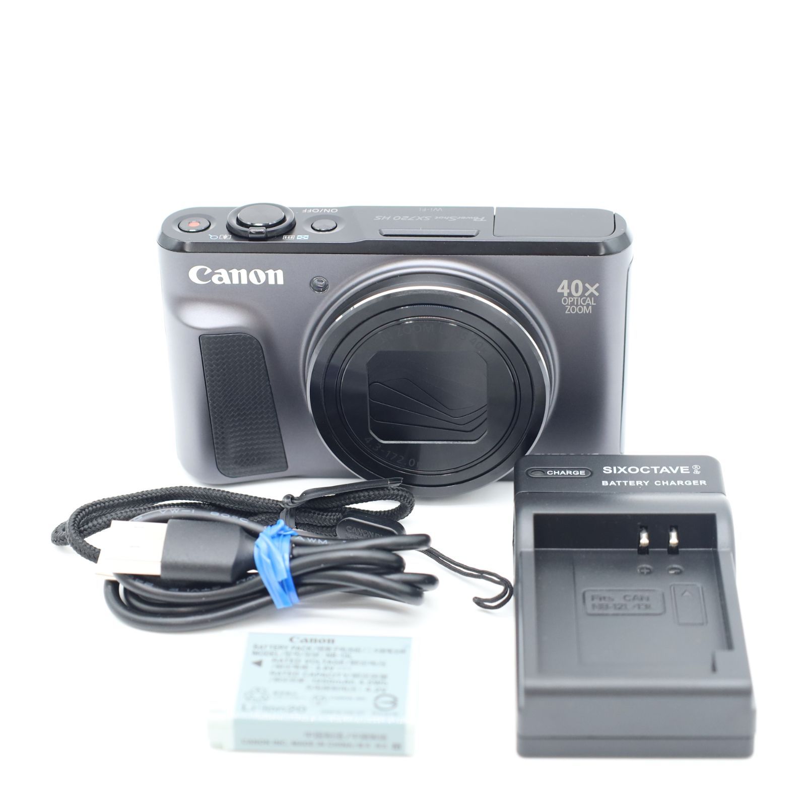 上品 CANON キャノン PowerShot SX 720 高倍率ズームコンパクトデジタルカメラ 動作良好