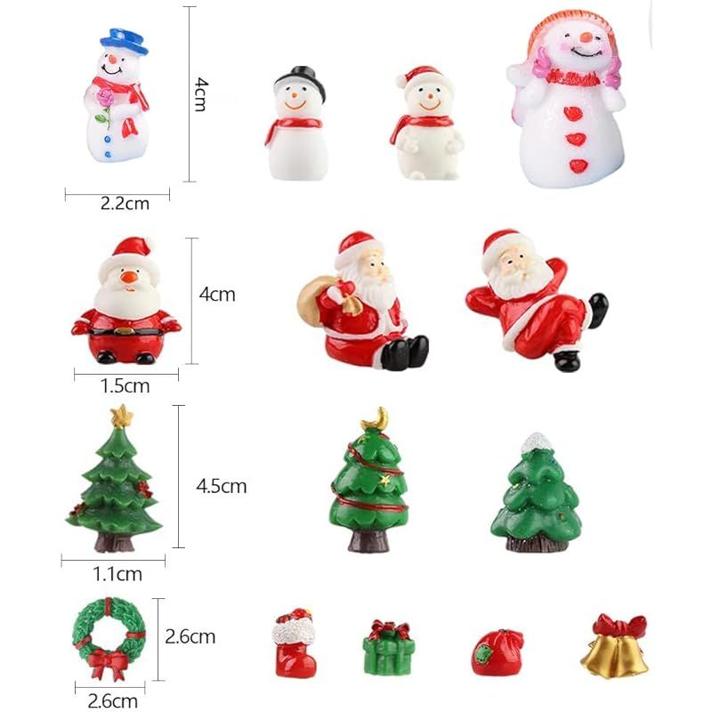 クリスマス  装飾品  置物 新品】 ZOYUBS クリスマス ミニチュア 置物 オーナメント ブーツ 花輪