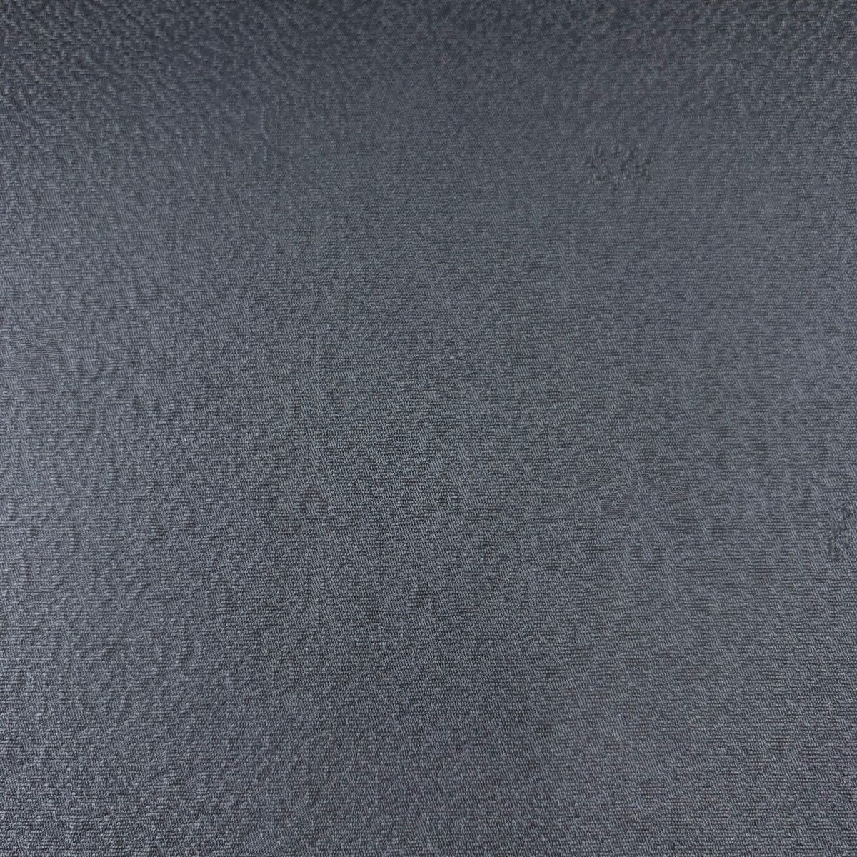 反物 秀品 色無地 地紋 堅牢草木染 黒灰 正絹