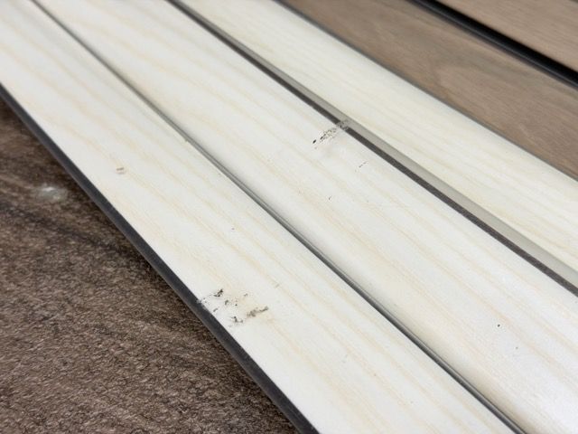  床見切り材 5本セット ウッドワン コンビットリアージュ用 DCPF 18 B-R-WH GE ホワイト グレージュ 下枠 両ツバ 514656 床材 内装