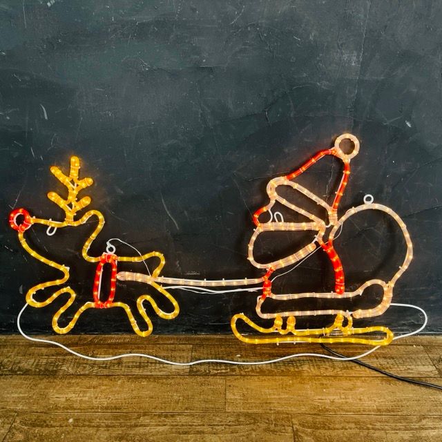 サンタクロース トナカイ チューブライト イルミネーション 2 D 約 コード長さ約480 cm 100 V 514642