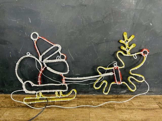 サンタクロース トナカイ チューブライト イルミネーション 販売 2D