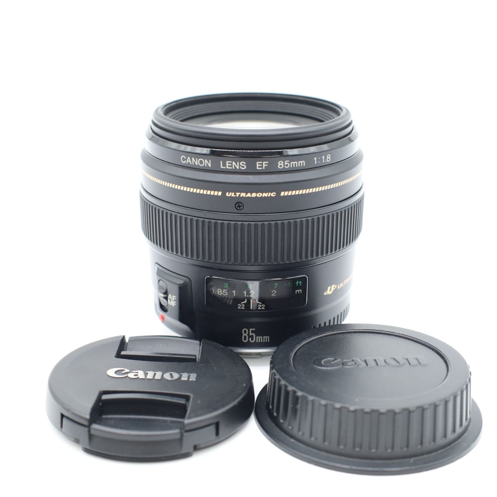 上品 CANON キャノン EF 85mm F1.8 USM 中望遠単焦点レンズ 動作良好 ポートレートに最適