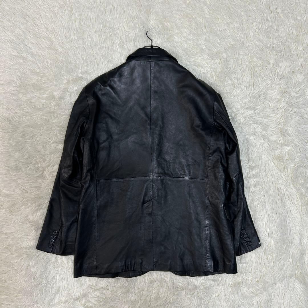 美品 B&T CLUB ビーアンドティークラブ レザージャケット テーラード