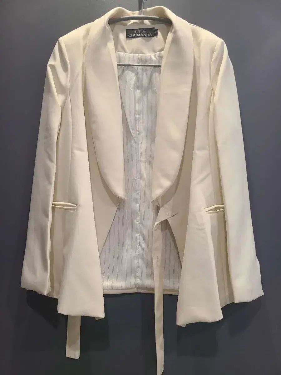 レディース リネン スーツ セットアップ アイボリー Sサイズ