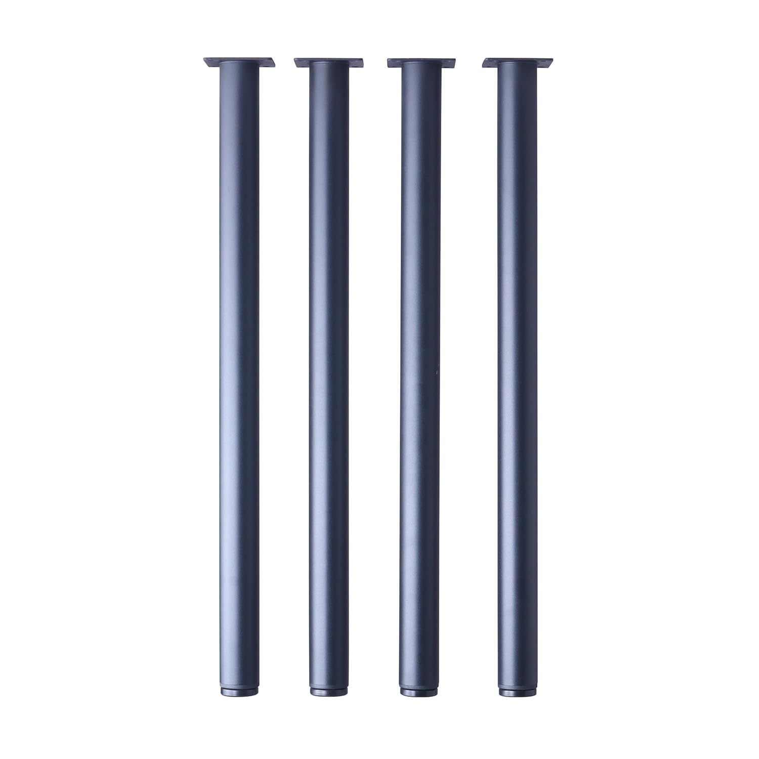 エイアイテック AITECH AIS 丸脚4本セット 高さ79.5cm テーブルキッツ ブラック TBK-C79 BK