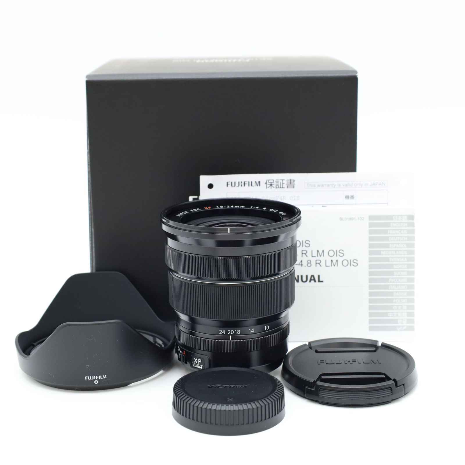 上品 FUJIFILM フジフイルム XF 10-24mm F4 R OIS 超広角ズームレンズ 手ブレ補正搭載 風景 建築撮影に最適