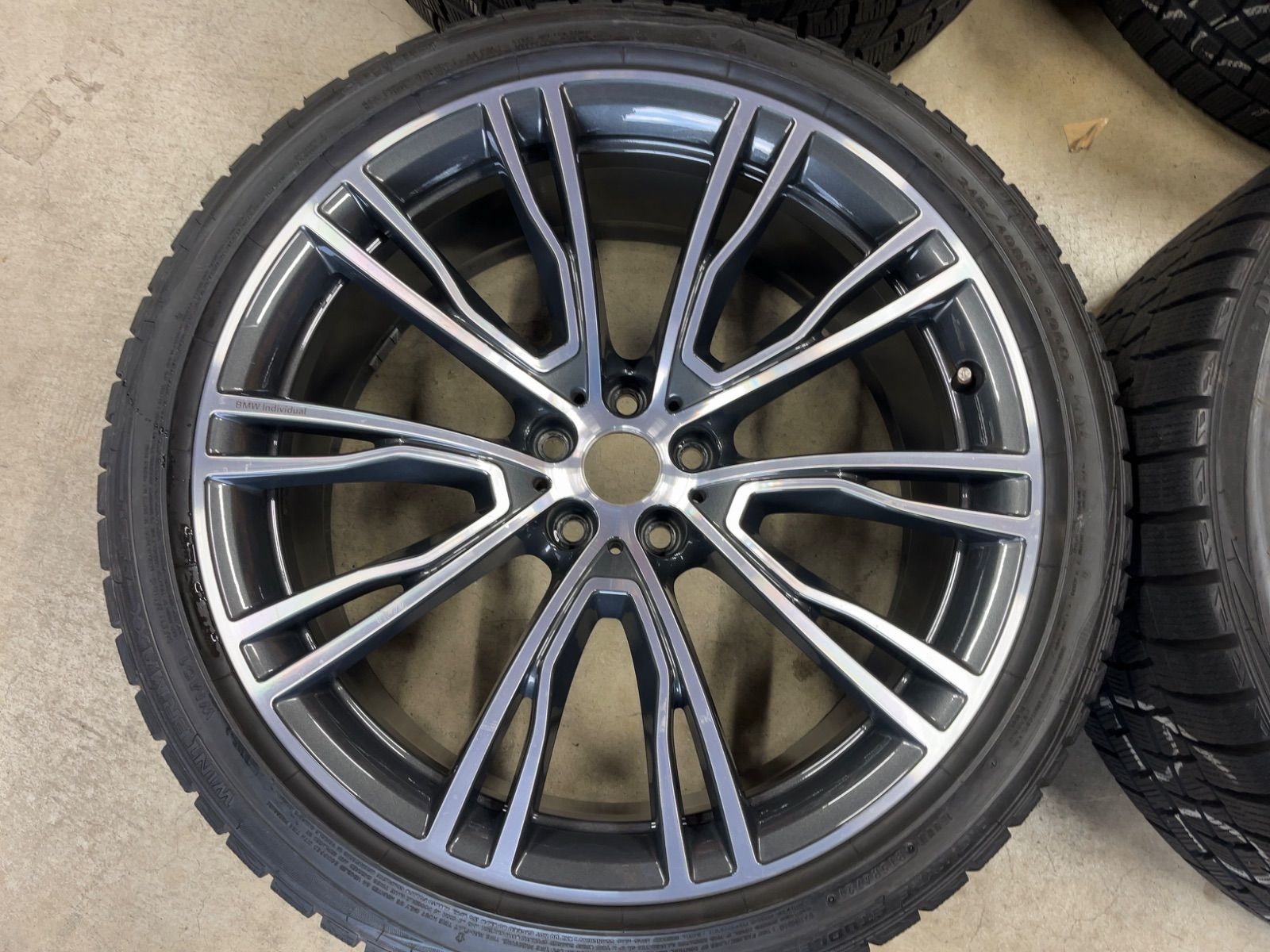  BMW X 3 G 01 4 02 M 40 Individual バリ山 21インチ 4本セット 21インチ タイヤ ホイールセット