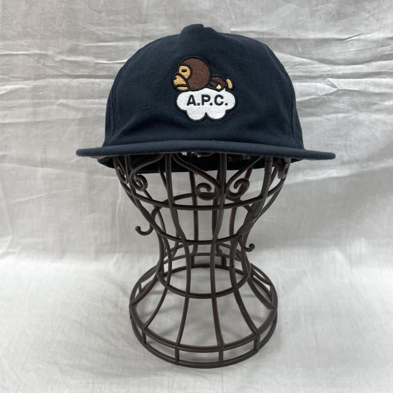 アベイシングエイプ ×A.P.C. コラボ BAPE 迷彩 カモフラ NYV ネイビー