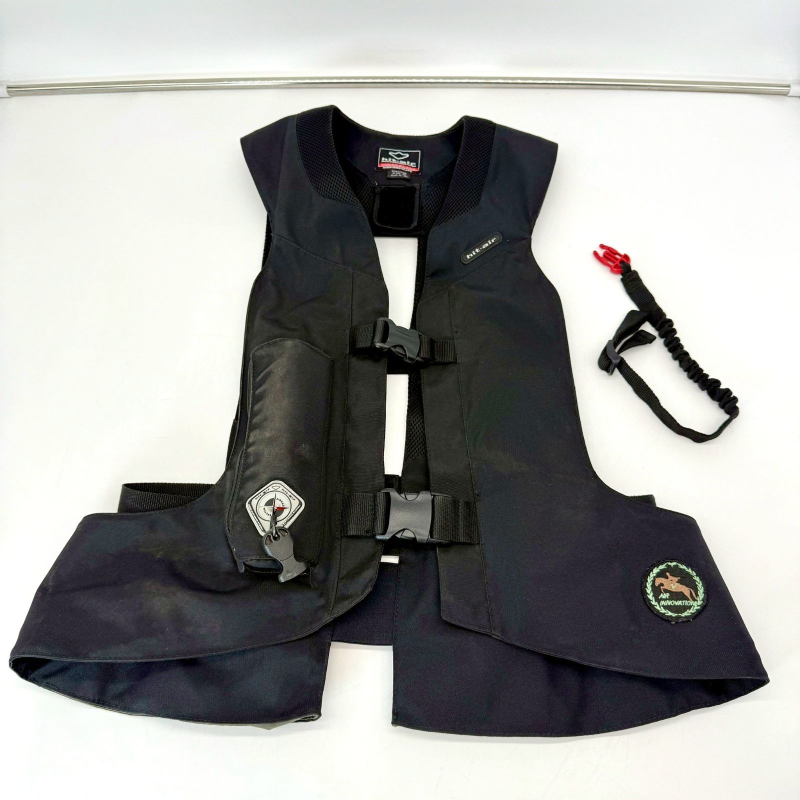 hit-air エアバッグベスト ブラック 男性 Lサイズ 乗馬