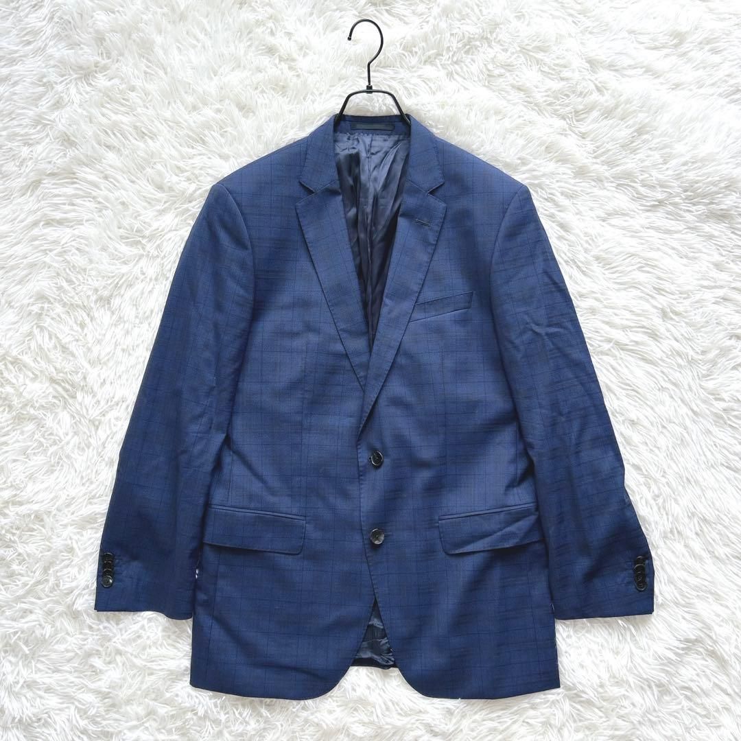 G493 新品未使用 M ヒューゴボス テーラードジャケット ネイビー メンズ G493 新品未使用 M ヒューゴボス テーラードジャケット ネイビー