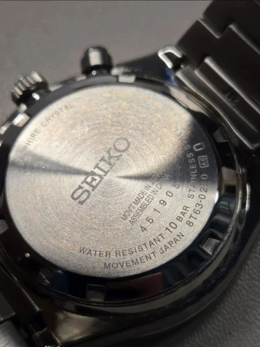 SEIKO 젠타 クロノグラフ フルセット デニム盤