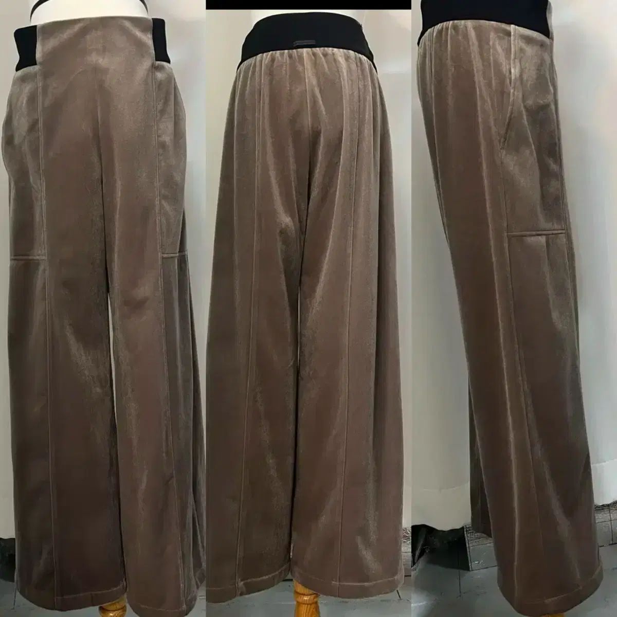 級 SYSTEM ベロア ISTJ VENDING MACHINE Ver. 밴딩 ワイド パンツ