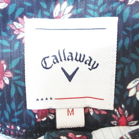 キャロウェイ CALLAWAY 花柄 フラワー ゴルフウェア 半袖 ポロシャツ