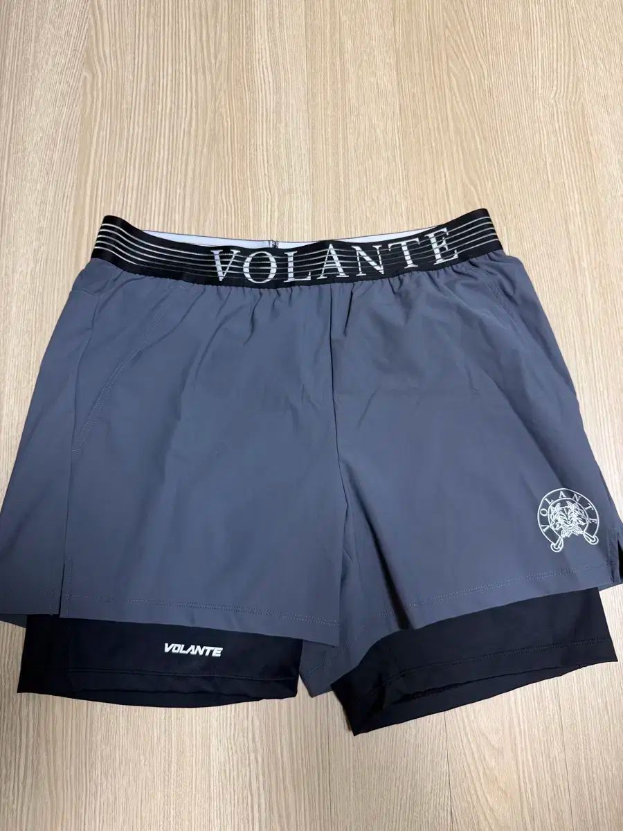 VOLANTE 2in1 スクワットパンツ 4サイズ ハーフパンツ ダークグレー