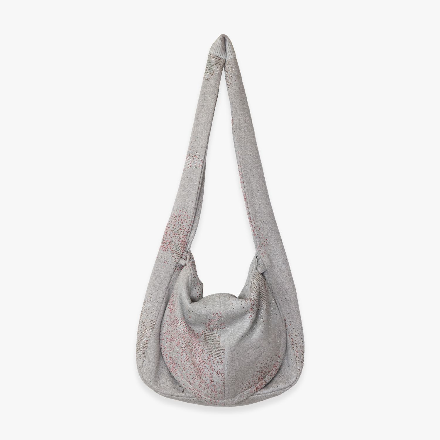 RANDY FOLD GREY ショルダーバッグ ボディバッグ 斜め掛け スウェット メンズ エクリュ