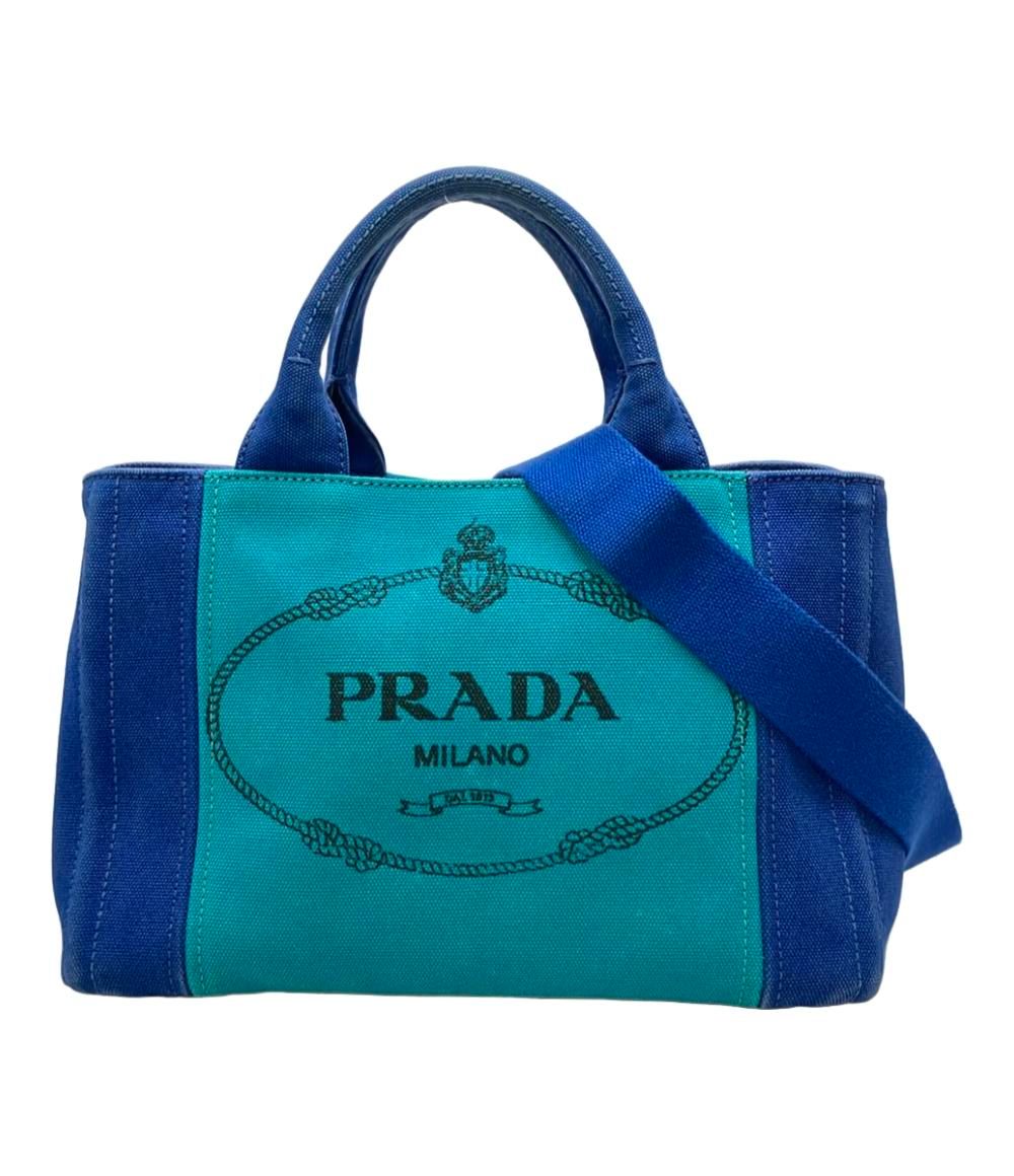 プラダ 2WAY ハンドバッグ ショルダーバッグ 斜め掛け カナパ レディース PRADA