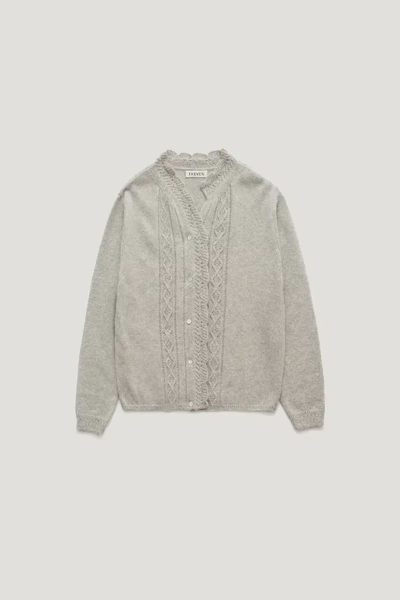 カーディガン ヘザーグレー