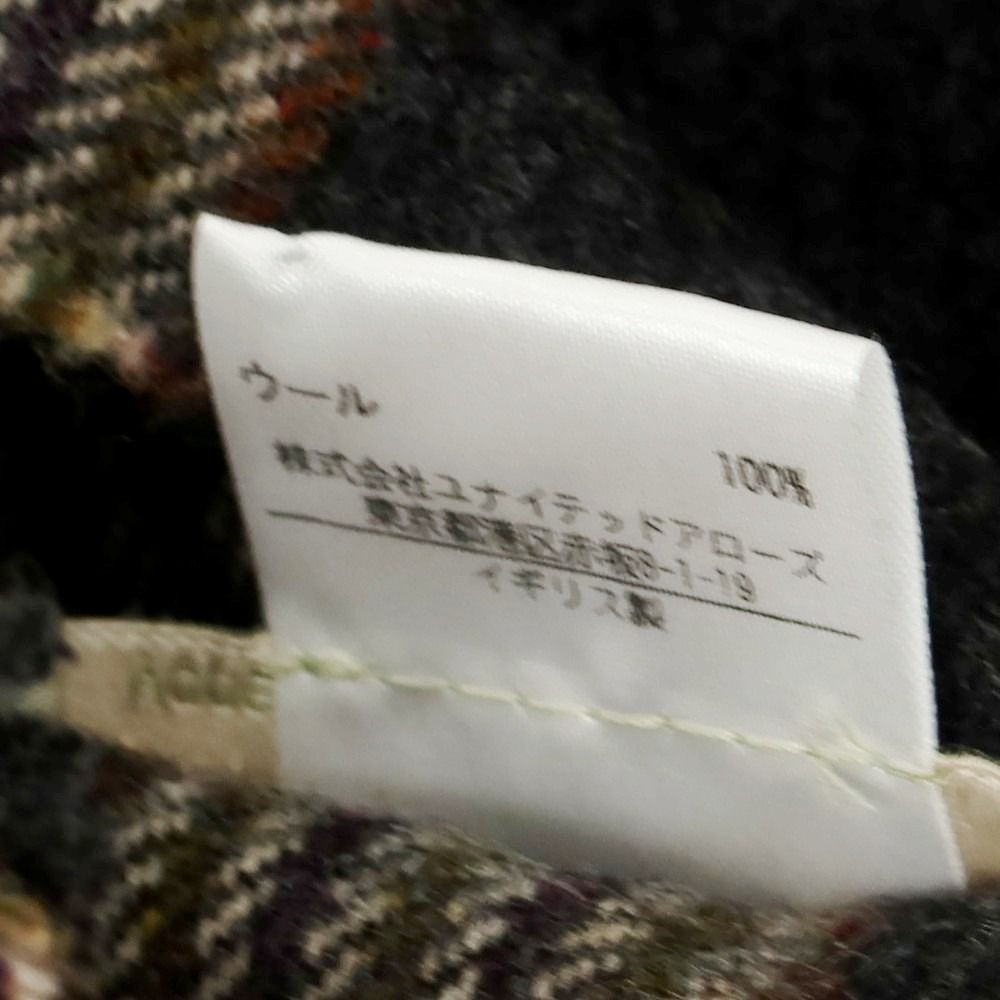 マフラー ブラック系xベージュ