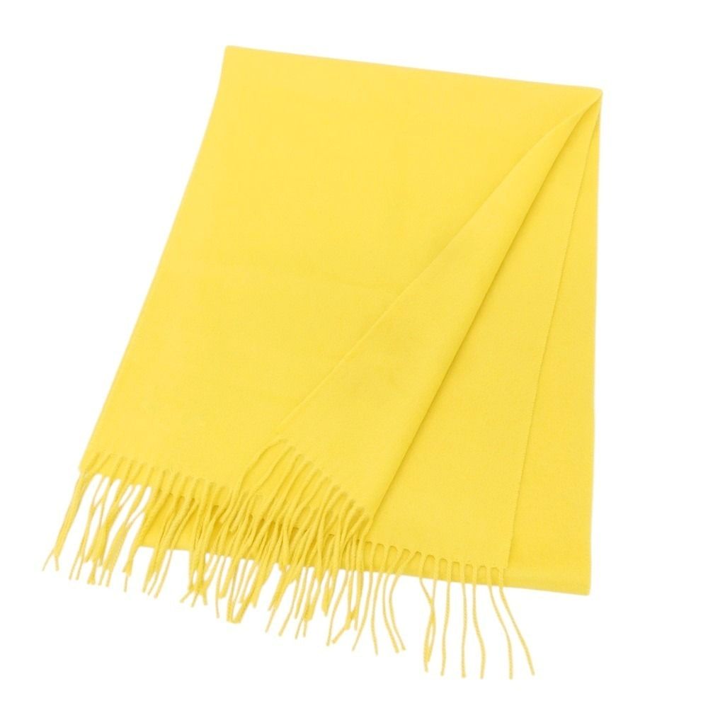 ジョンストンズ JOHNSTONS カシミヤ マフラー イエロー メンズ