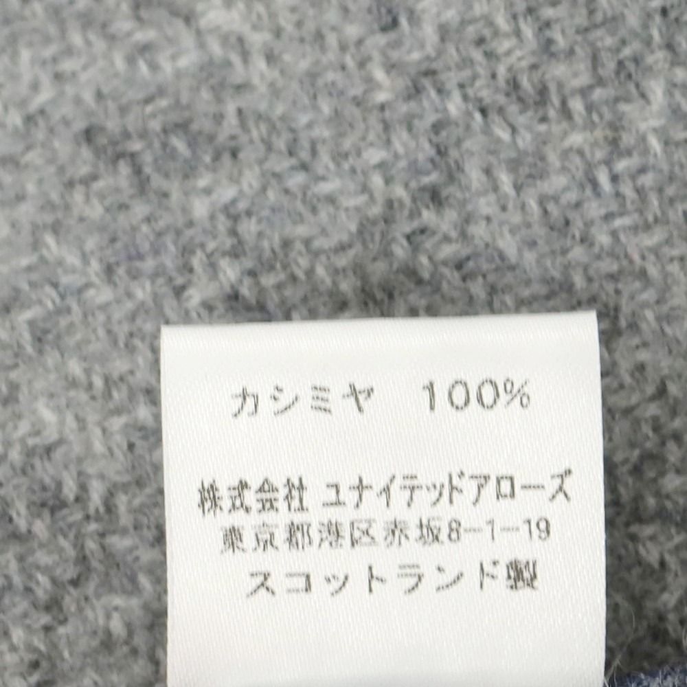  ジョンストンズ JOHNSTONS カシミヤ マフラー グレー メンズ その他 小物