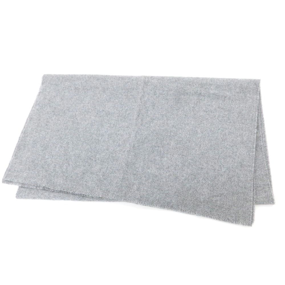 ジョンストンズ JOHNSTONS カシミヤ マフラー グレー メンズ