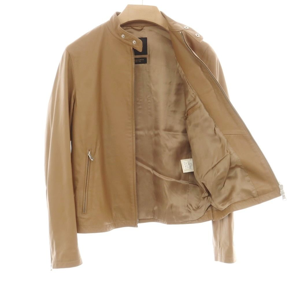 中古】チンクアンタ Cinquanta ラムレザー ライダースジャケット  