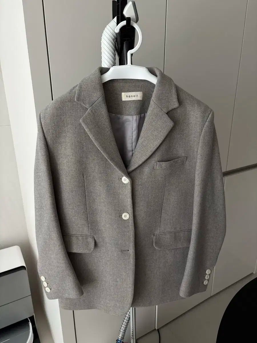 ハン オール グレー ウール ジャケット 2回着用