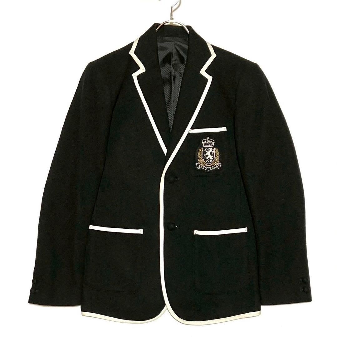 美品 FRED PERRY フレッドペリー テーラードジャケット エンブレム 