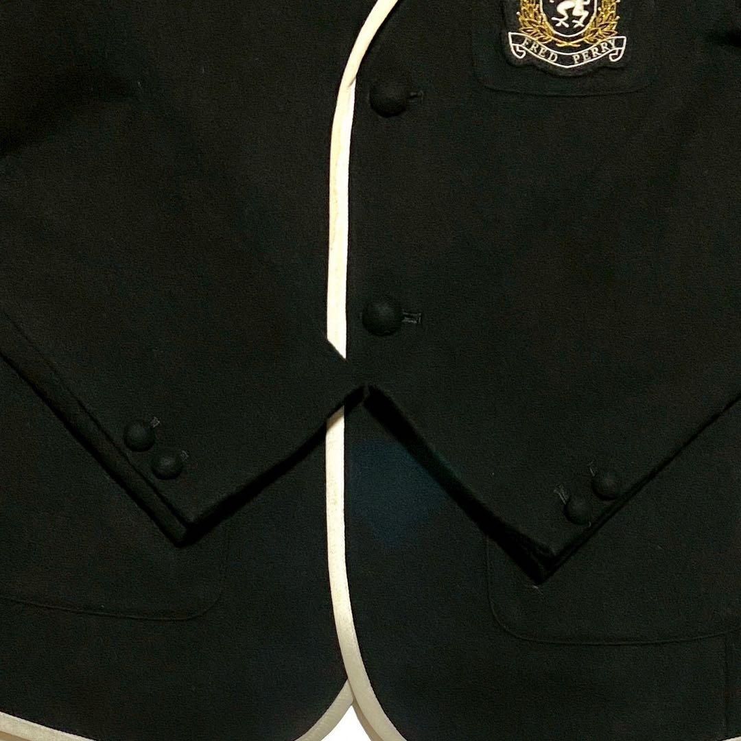 美品 FRED PERRY フレッドペリー テーラードジャケット エンブレム 