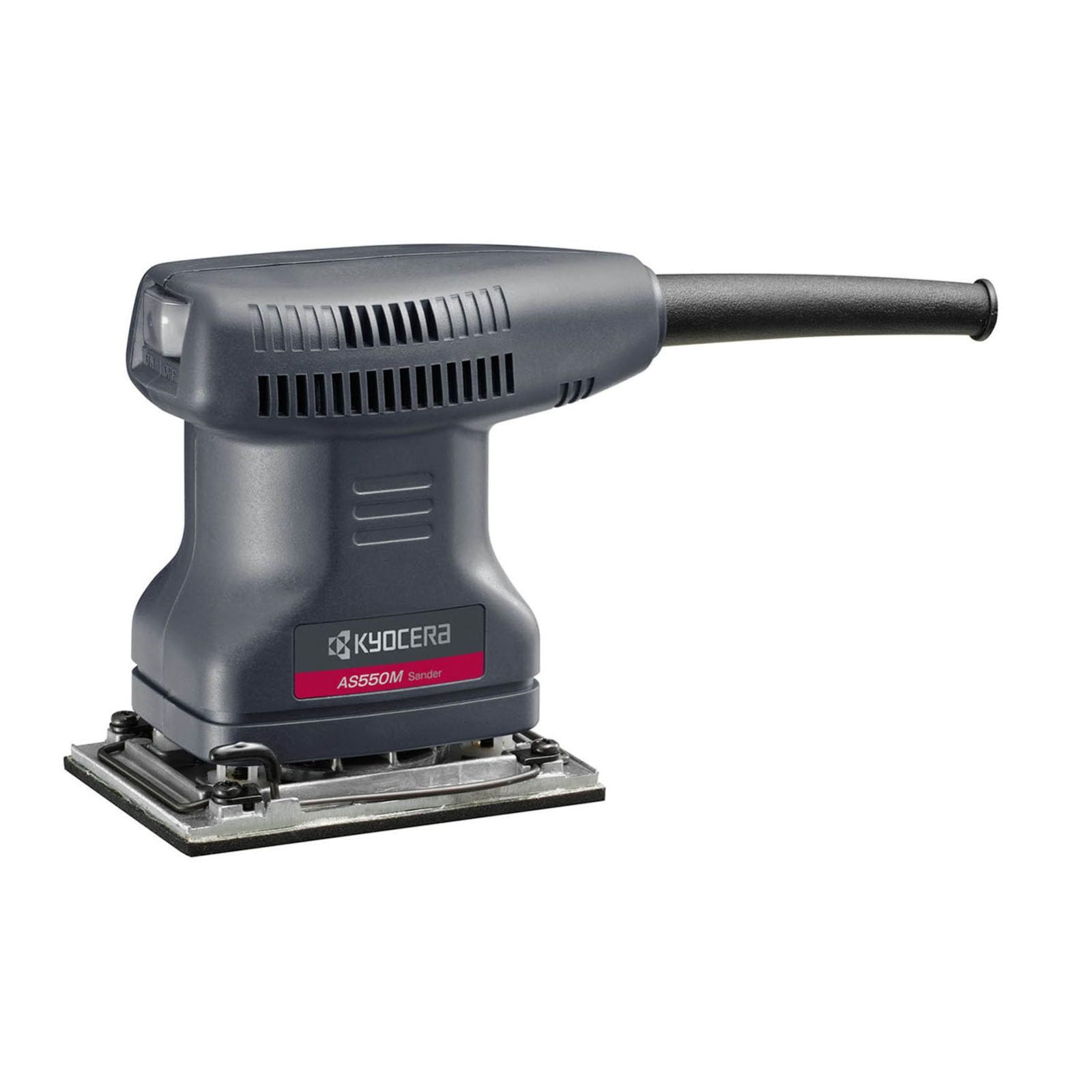 商品 サンダー AS550M 636850A プロ用 636859A ペーパー着脱が容易なマイクロスティックパッド-小型で快適に片手でらくらく操作 乾式用 クランプ式ペーパー 旧リョービ マジック式ペーパー 質量0.92kg パッド寸法74×106mm