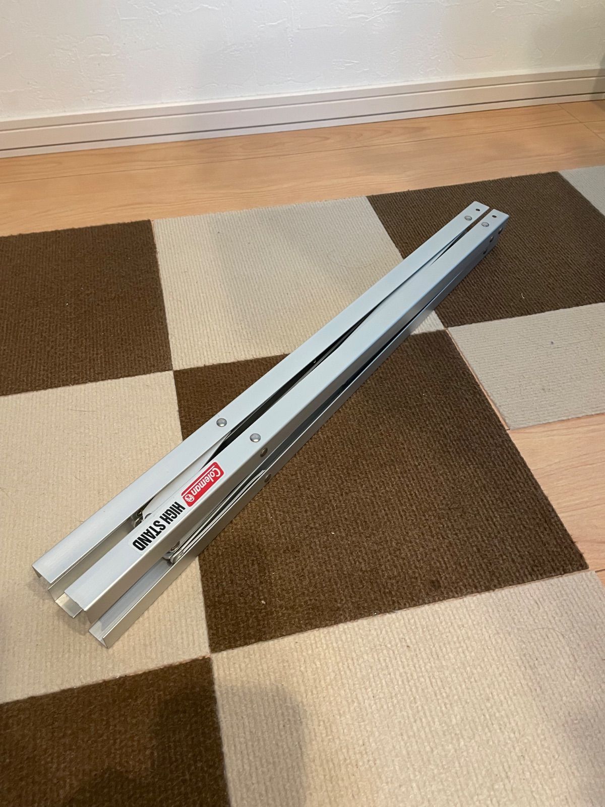 コールマン ハイスタンド廃盤 ツーバーナースタンド、クーラーBOXスタンド