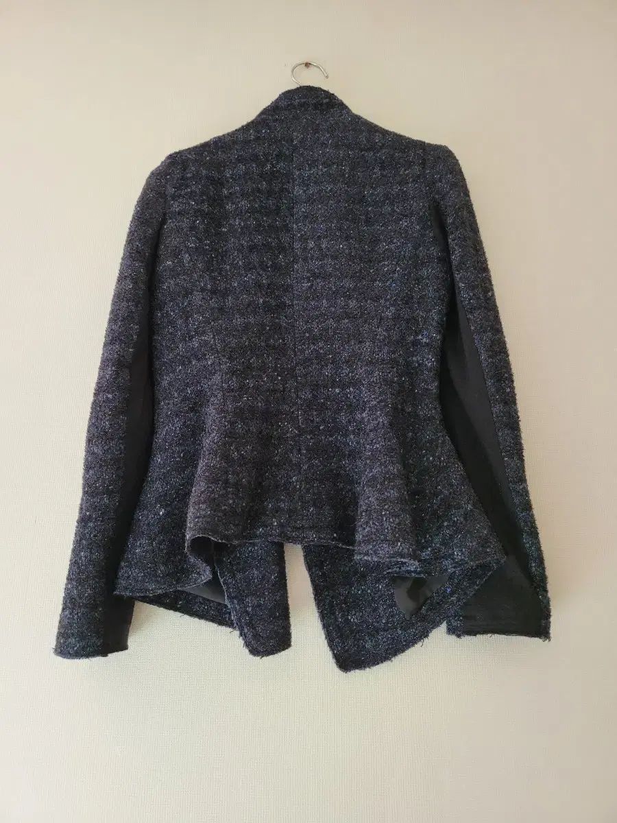 TIME タイム ブルー ツイード ジャケット