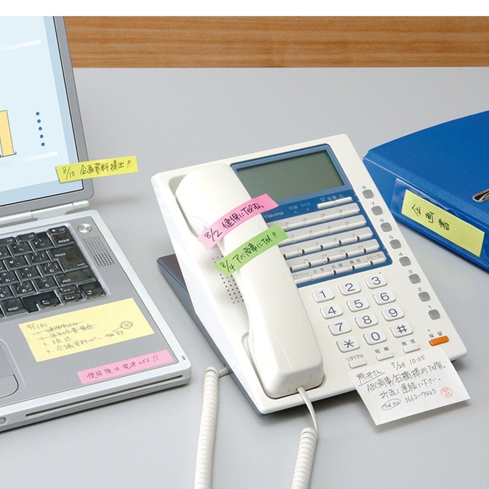 ヤマト 付箋 ロールテープ 詰替え 2巻入 WR-25 H-LE-12 PR レモン