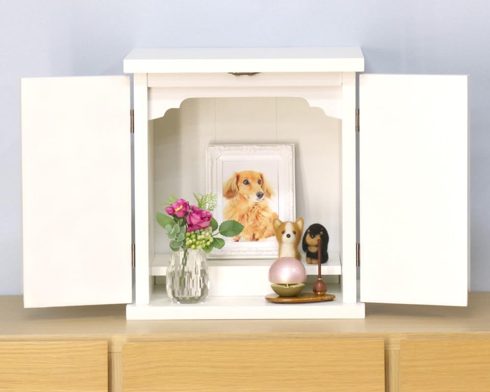 ミニ仏壇 INORU ホワイト色 祈る いのる コンパクト 供養 WH ATMAENTERPRISE_COM