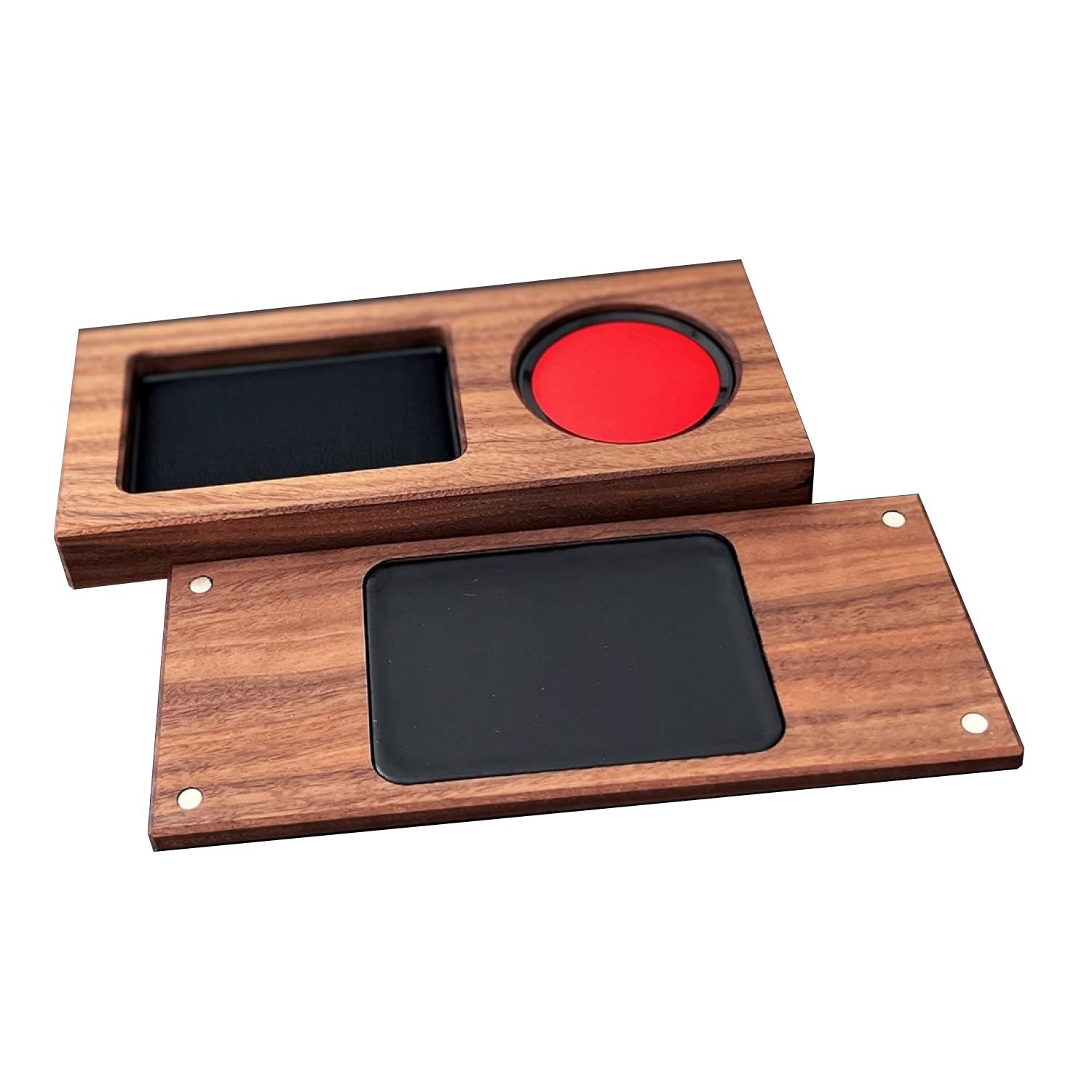 KATOMOKU 朱肉 スタンプ 捺印マット km-62WA ウォールナット