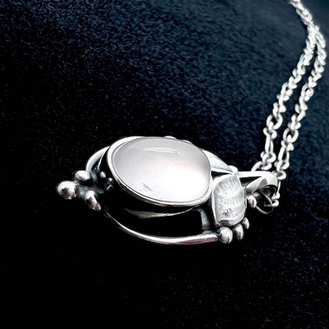 希少☆GEORG JENSEN ジョージジェンセン ネックレス 2003 ローズ