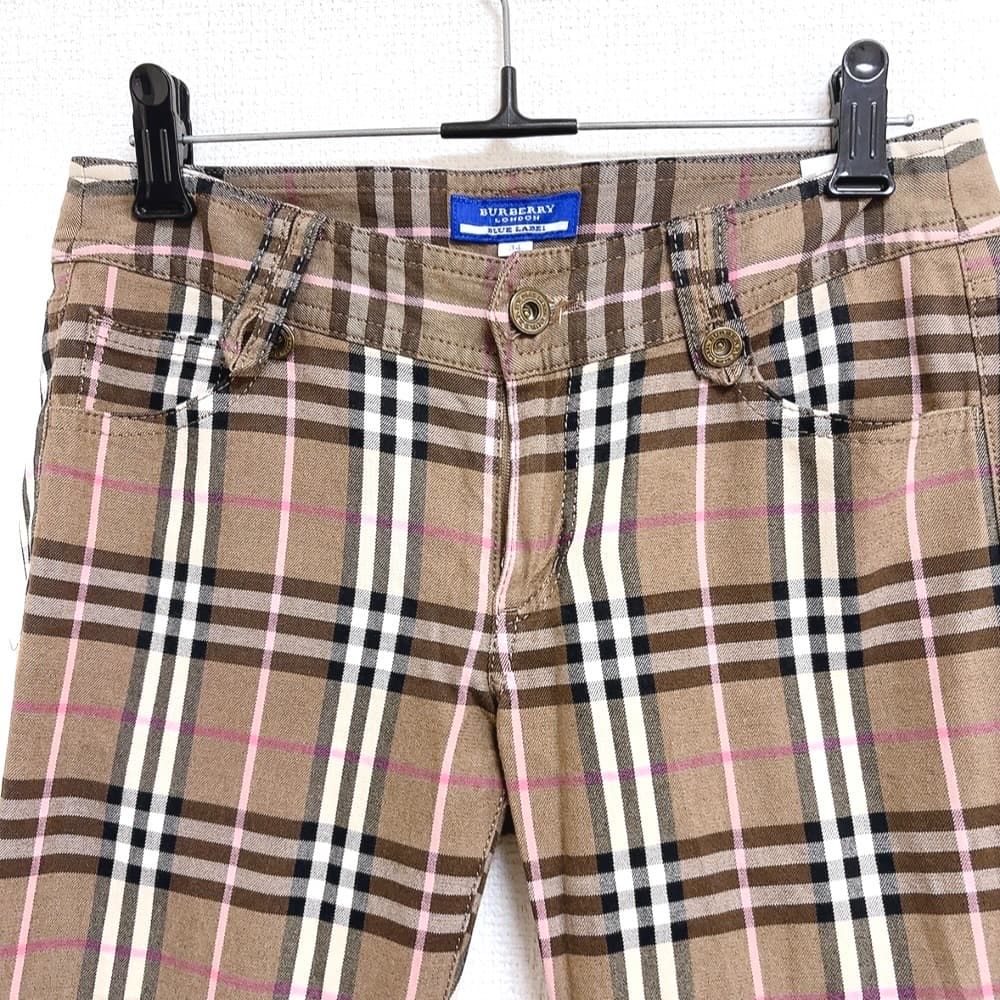 バーバリー ブルーレーベル BURBERRY BLUE LABEL パンツ チェック