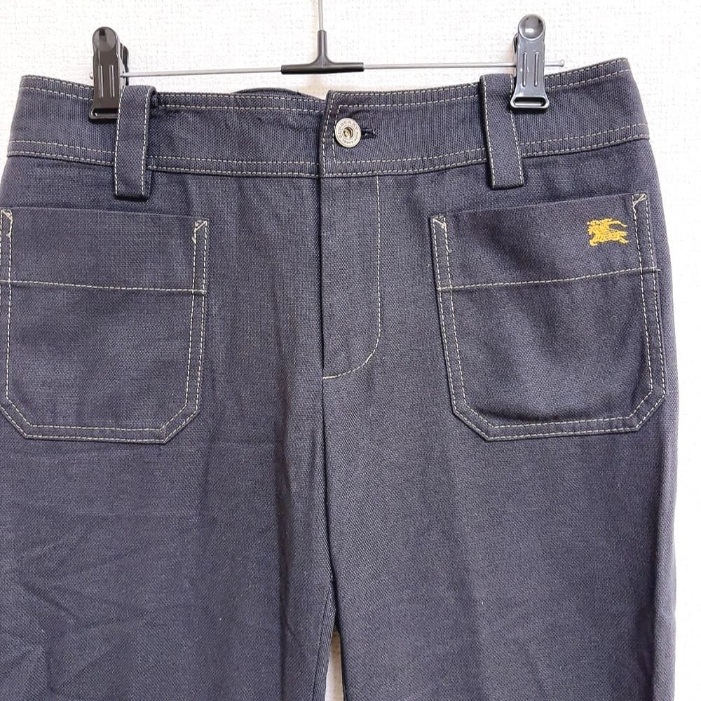 バーバリー ブルーレーベル BURBERRY BLUE LABEL パンツ ネイビー 38