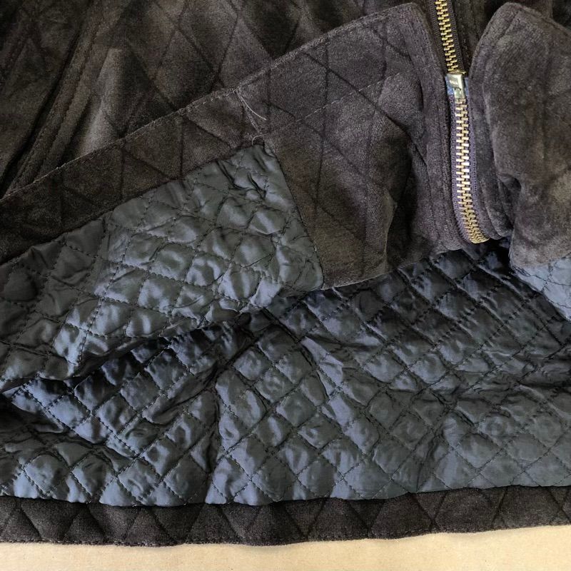 イタリヤ 伊太利屋 コート フェイクファーフード レオパード キルティング ウエストリボン ブラウン 9サイズ 978163 GULLKHAN_COM