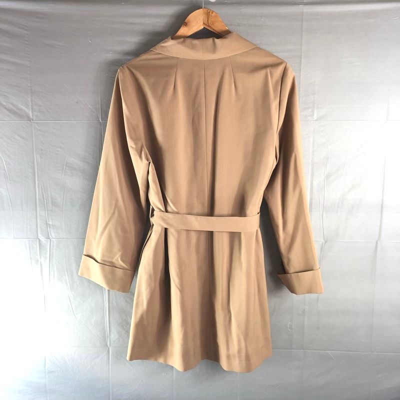 レリアン leilian コート ジャケット リボン紐 ブラウン ベージュ系 13 サイズ 978385