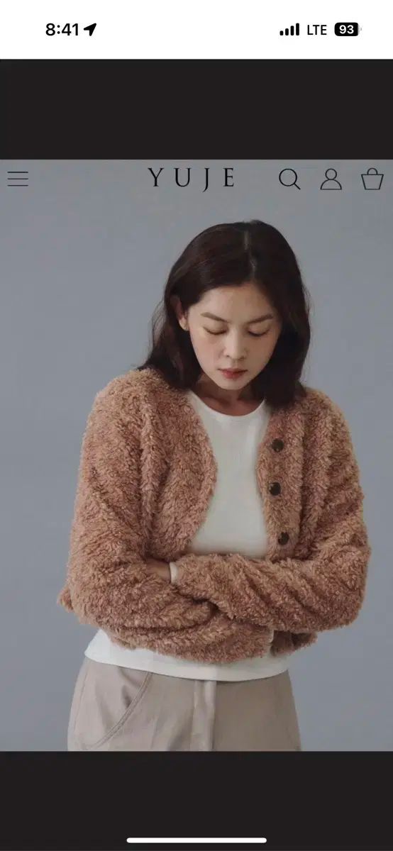 ユジェ yuje テディ ファージャケット ピンク m GULLKHAN_COM