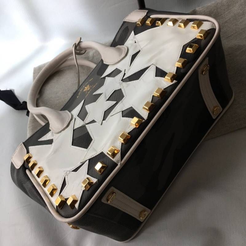 ADMJ A.D.M.J アクセソワ 迷彩 カモフラ レザー ミニ トート バッグ DECORATOM_COM_BR