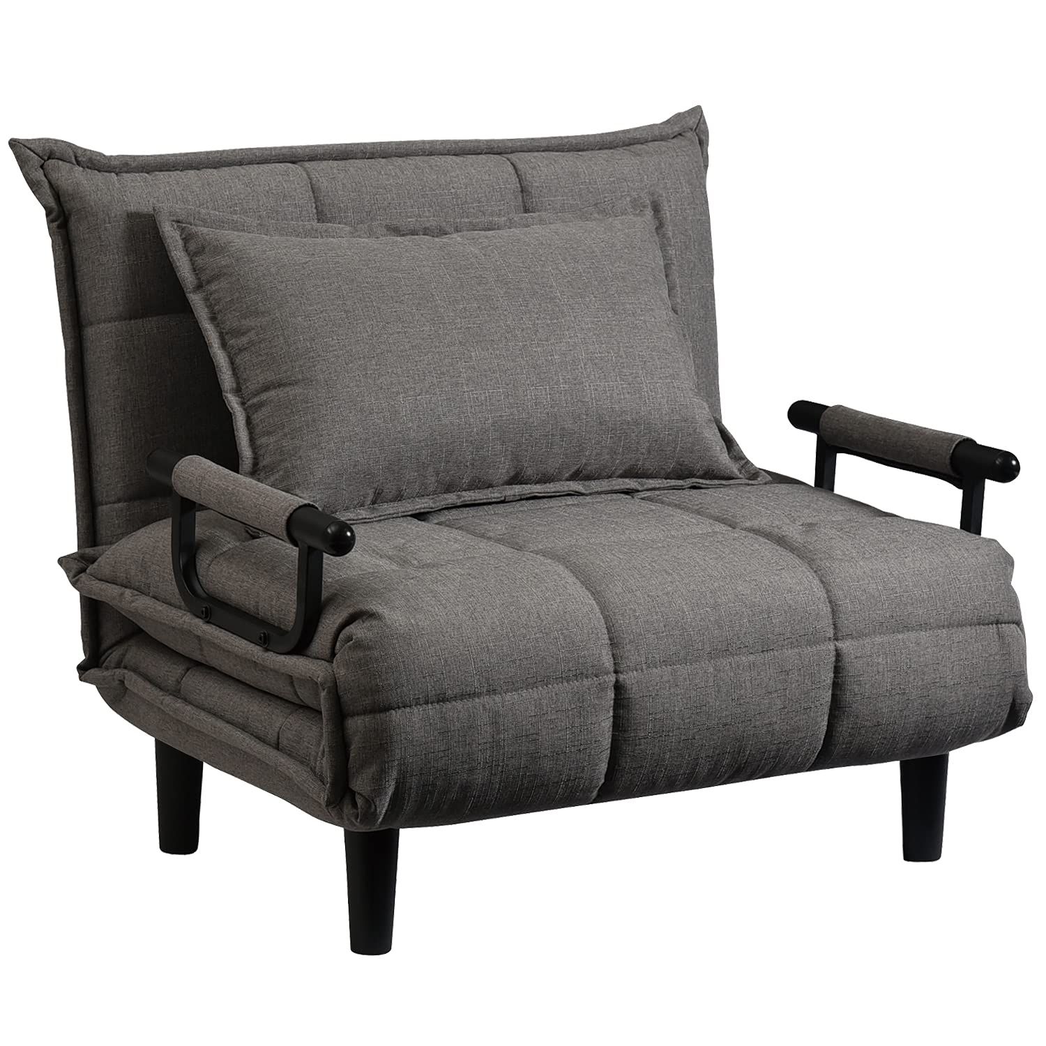 タマリビング Tamaliving ソファベッド ビータIV グレー 幅100cm 内幅86cm シングル 折りたたみベッド コンパクトベッド ソファーベッド 50000493