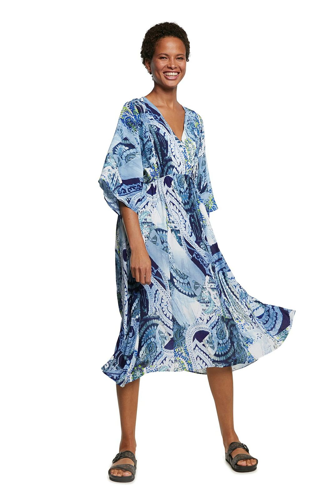 デシグアル カジュアルドレス 21SWVWAF5001 レディース ブルー S