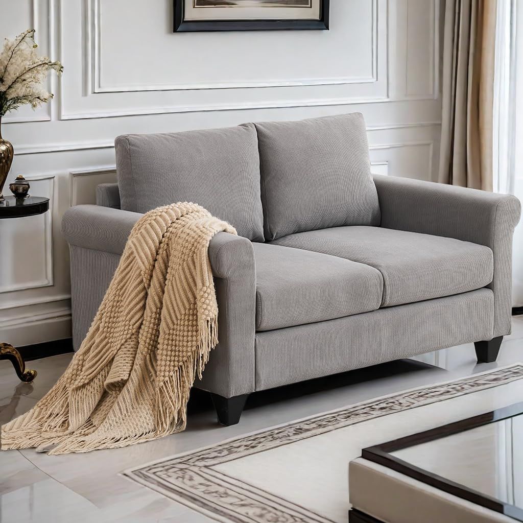 オーエスジェイ OSJ ソファ ソファー 2人がけ 収納付き 幅126cm ヘッドソファー 北欧 肘付き コンパクト ローソファ 掃除機も通れる かんたん組立 2人掛けソファ 2人掛けソファー グレー