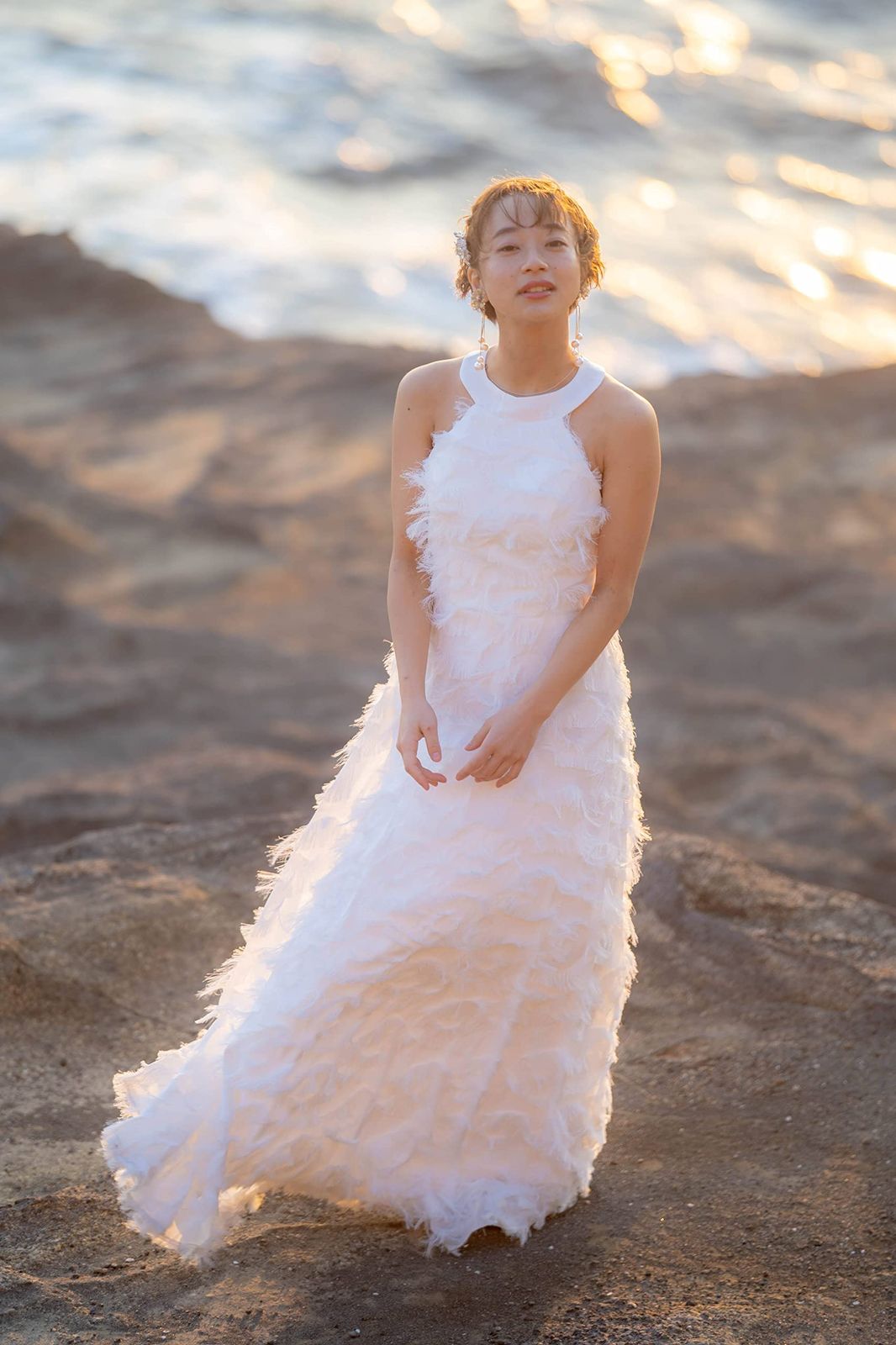 ウエディングドレス 白