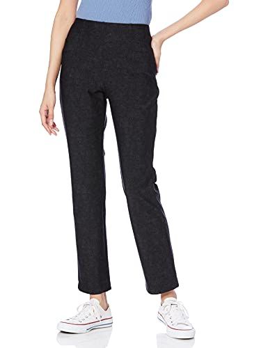 アリキ パンツ 裏起毛プリントストレートパンツ 股下72 cm レディース 8765 72 ブラック デニム柄 L