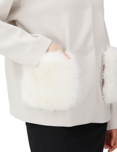 ポケットフェイクファーノー コート