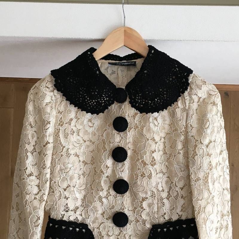 DOLCE - GABBANA ドルチェ＆ガッバーナ 総レース ジャケット３８